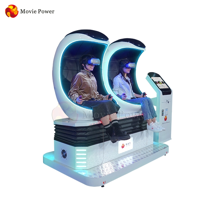 Ganar dinero huevo silla de cine 9D Vr 2 Jugadores simulador de máquina de juego de realidad virtual