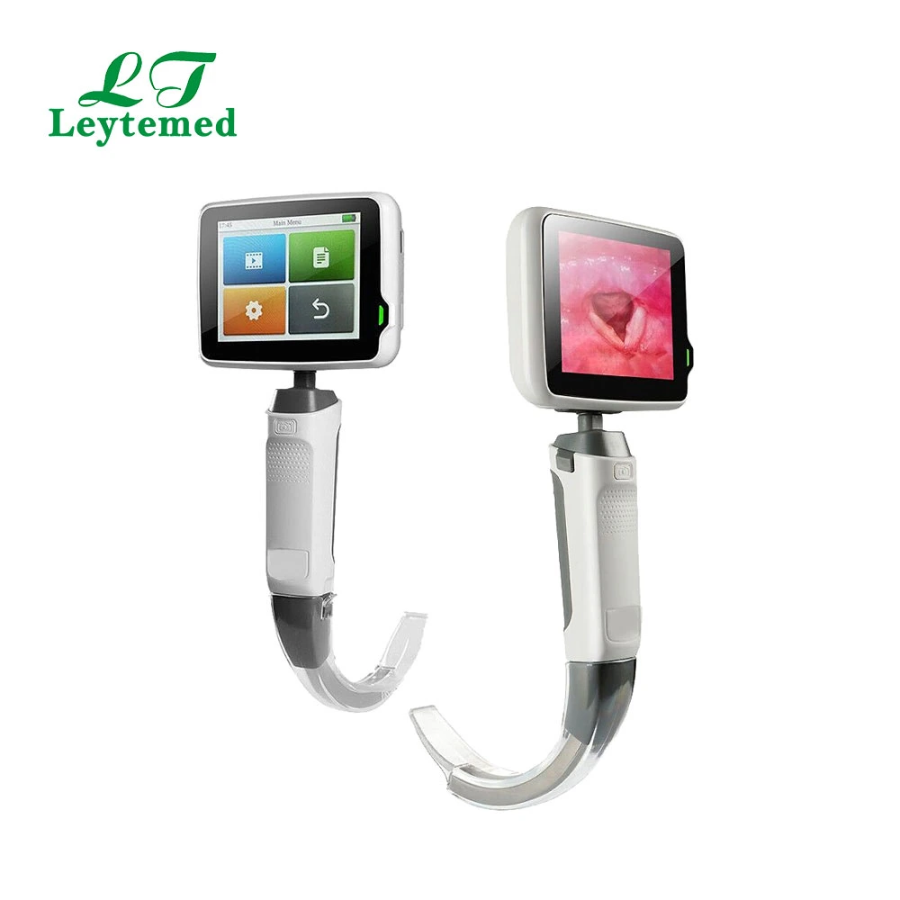 Ltev15 Medical Clinic Anesthesia Intubation Touch Screen Disposable Video Laryngoscope