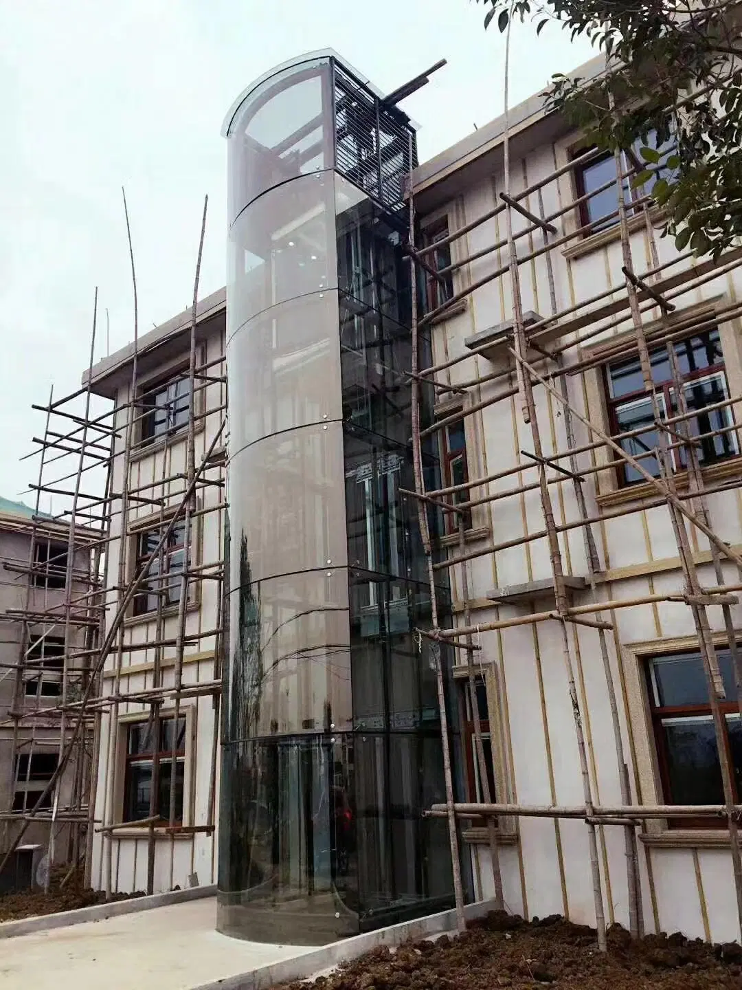 Visite panoramique de l'usine fabricant ascenseur Accueil Villa passager de levage avec un bon prix