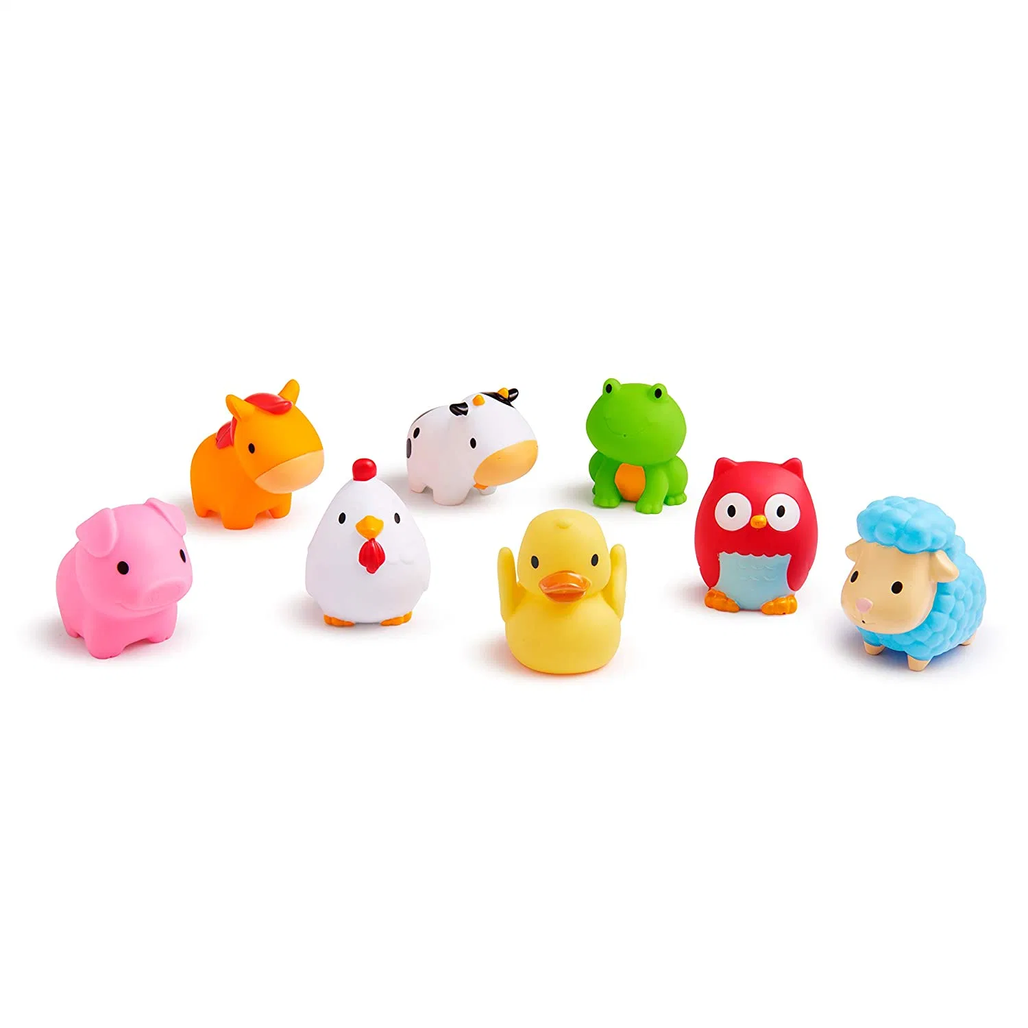 Promotional Custom Floating Plastic Animal Printed Bulk Mini Race Assortment Vinyl Duck Bath Toys