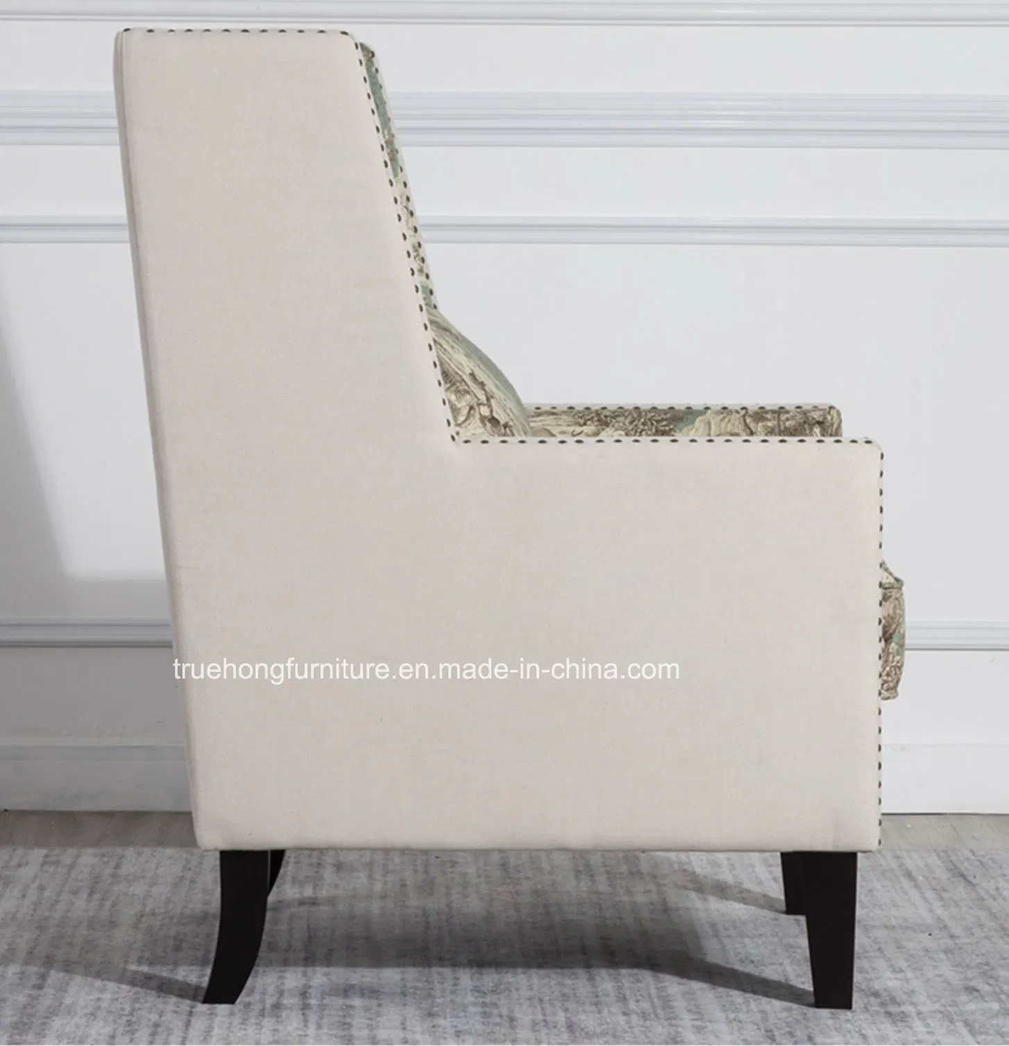 Fancy Hotel One Seat Fabric Hotel Molded Sofa Chinese Furniture Customization Upholstery for Hilton Hospitality Hotel Bedroom Furniture Luxury Supplier