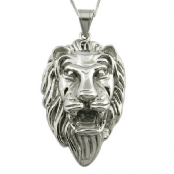 Fashion Jewelry Stainless Steel Lion Pendant Christmas Gift