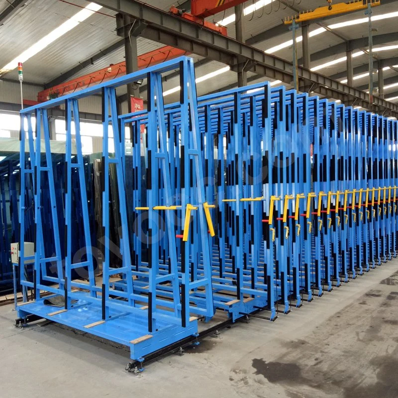 New Steel Warehouse Electrical Storage Glass Rack System for Glass Factory