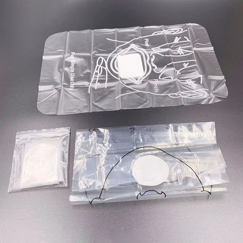 Factory Price Training Face Mask Pocket Emergency Disposable Disinfection Farce Shield for CPR