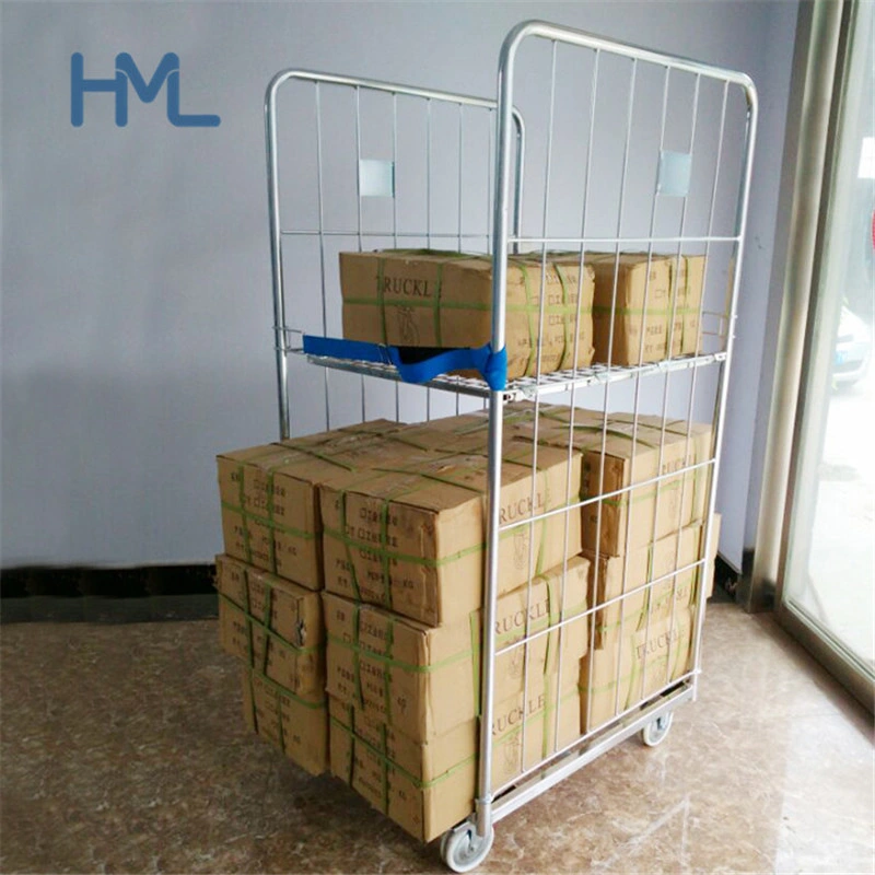 High quality/High cost performance  Foldable Storage Logistics Metal Wire Mesh Roll Cages