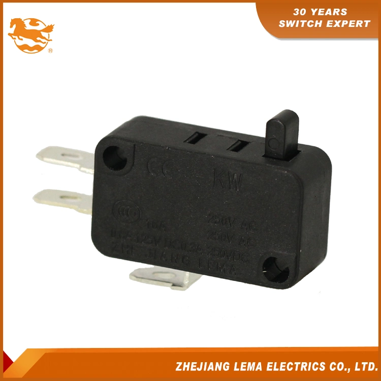 Lema Kw7-02 Three Quick Connect Terminals CQC CE UL VDE Micro Switch