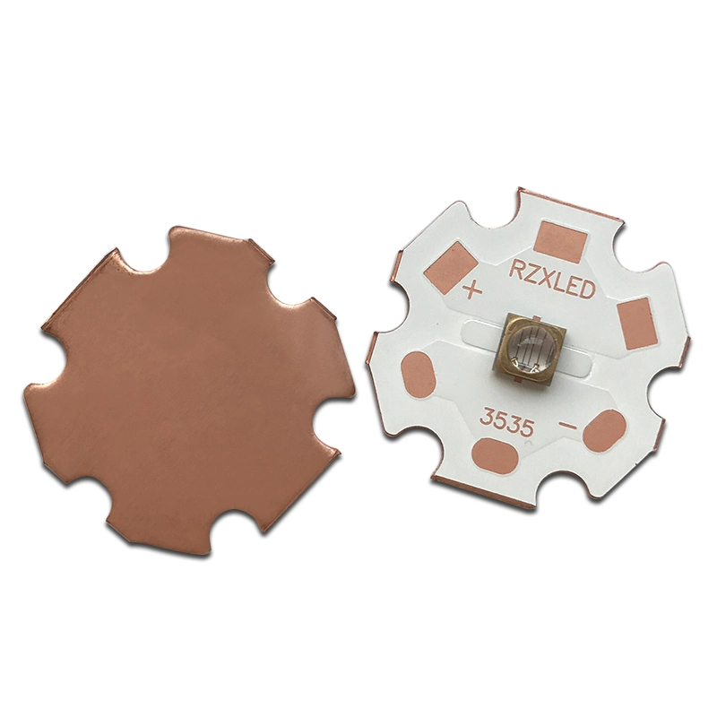 Quality UV LED Chip 5W 60 Degree UVA 365nm-370nm LED Chip Quartz Lens Chip with Copper PCB for Printing and UV Curing