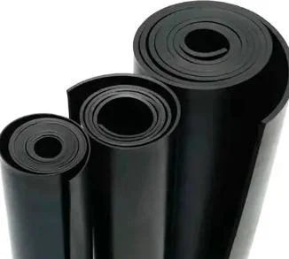 SBR/Nr/Cr/EPDM/NBR Chapa de goma absorbente de golpes