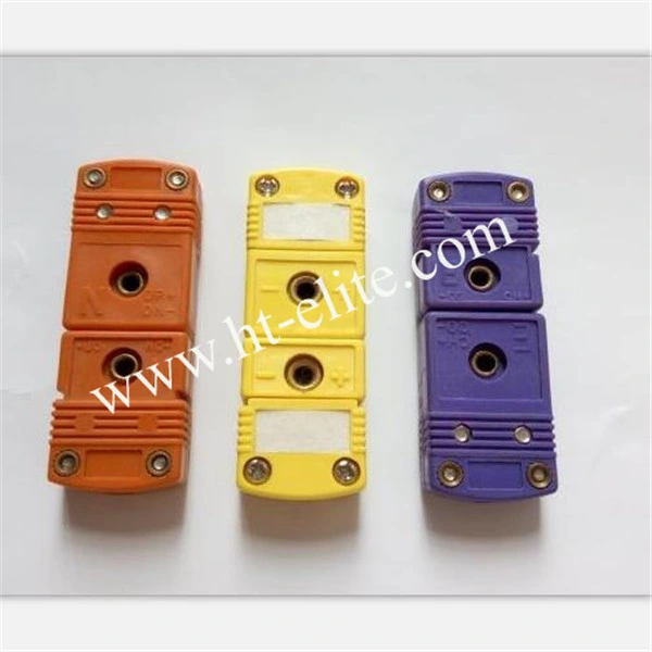 Male and Female Ceramic Plastic Thermocouple Connector Type J K