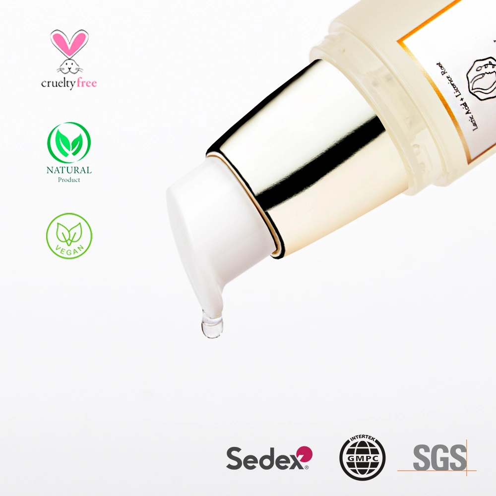 Logótipo personalizado Pure que clareia o soro branqueamento anti rugas cuidados da pele Branqueamento da essência facial
