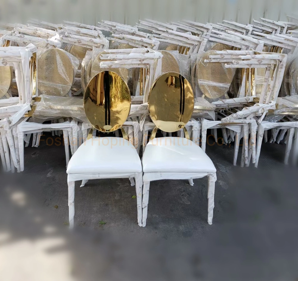 Wholesale/Supplier Wedding Chairs Indoor Chairs Corner Chairs Amber Chairs White Furniture Factory Direct Party Leather Stainless Steel Dining Chair