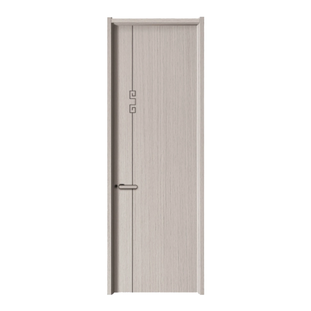 Shengyifa Modern Design Wood Veneer WPC PVC Waterproof Sliding Barn Door