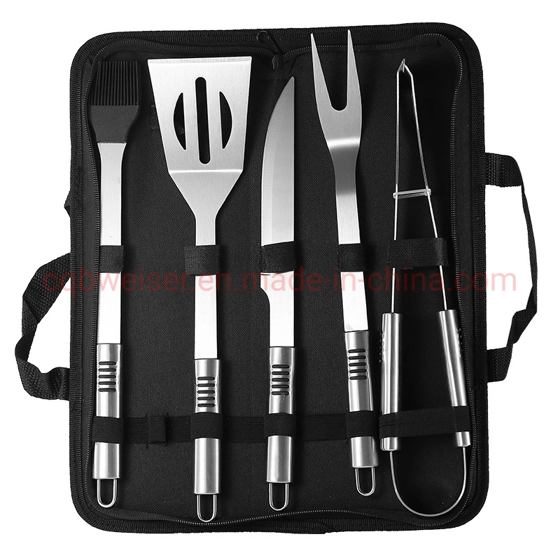 Canvas Bag Barbecue Utensils Outdoor Household BBQ Combination Barbecue Tools