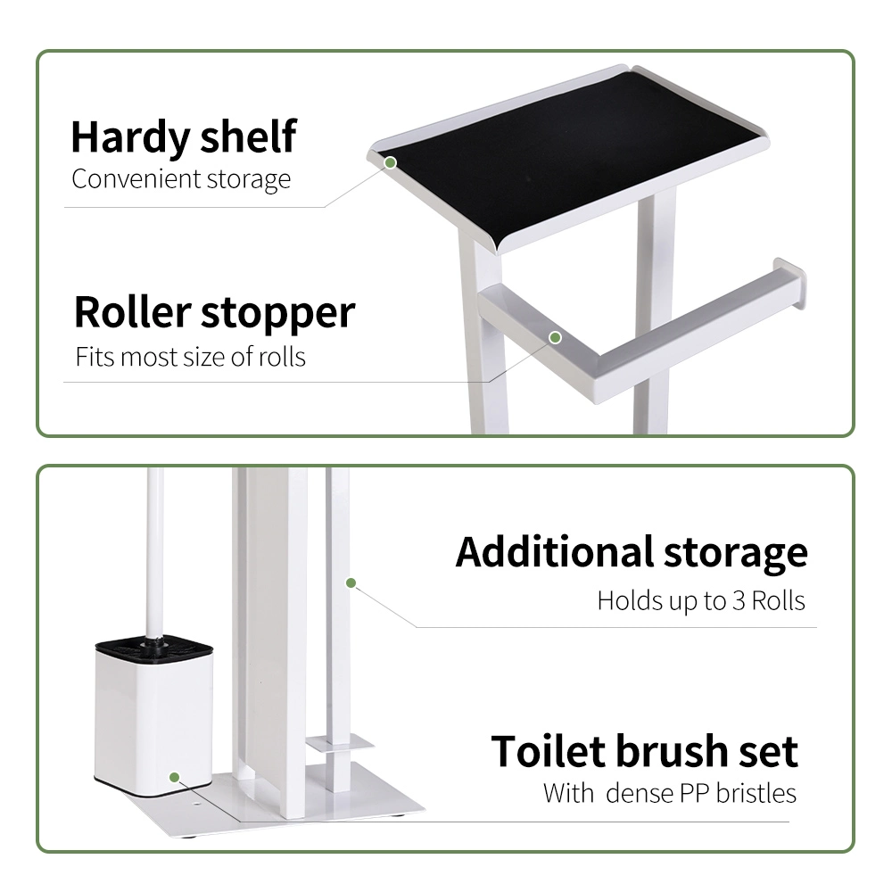 Высококачественная санузел водонепроницаемый держатель туалетной бумаги из нержавеющей стали с Держатель для туалетной щетки