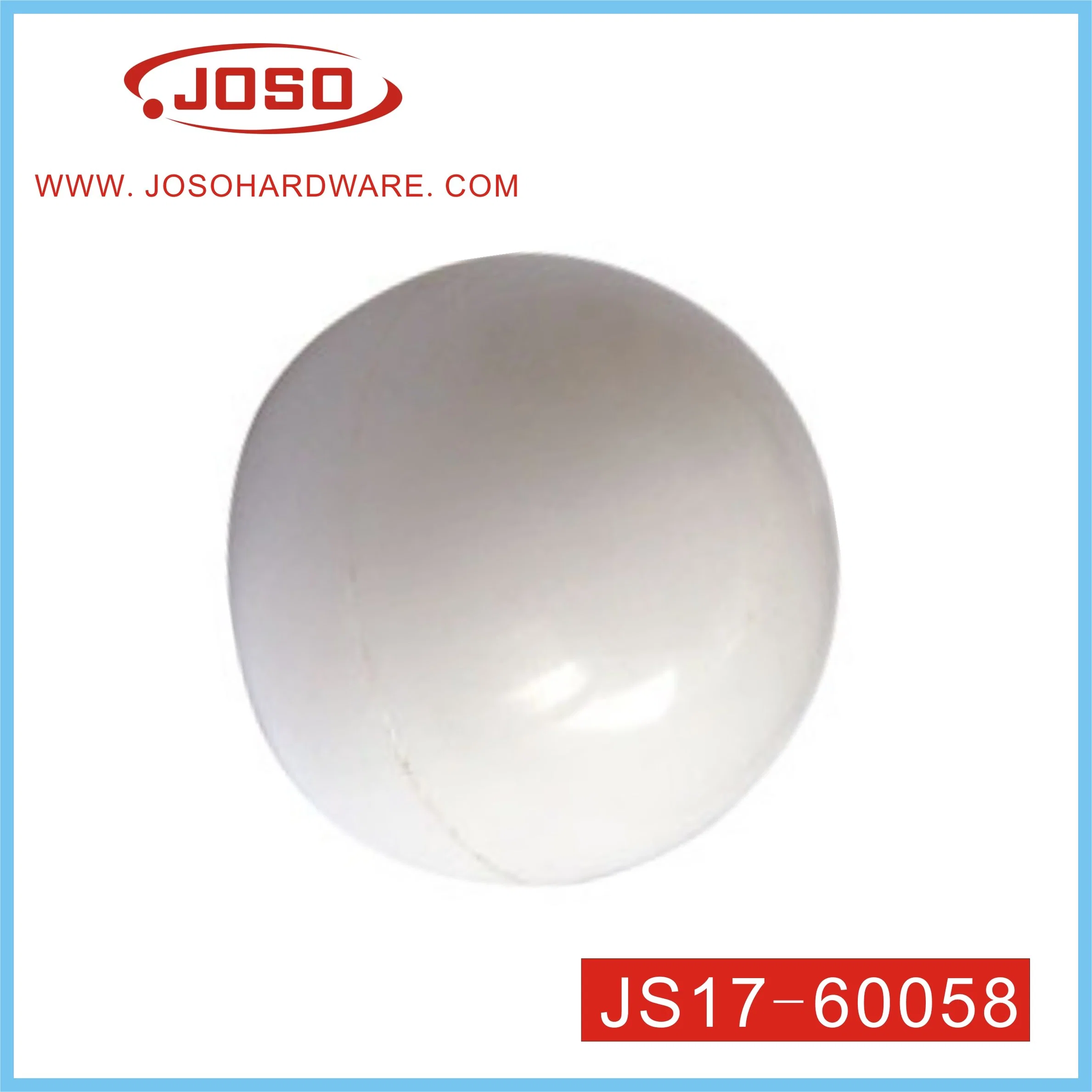 Plastic White Round Ball of Furniture Hardware for Tube