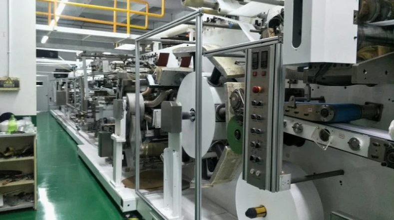 Full Servo Secondhand Used Napkin Pad Woman Hygienic Tape Sanitary Napkin Pad Making machine Price