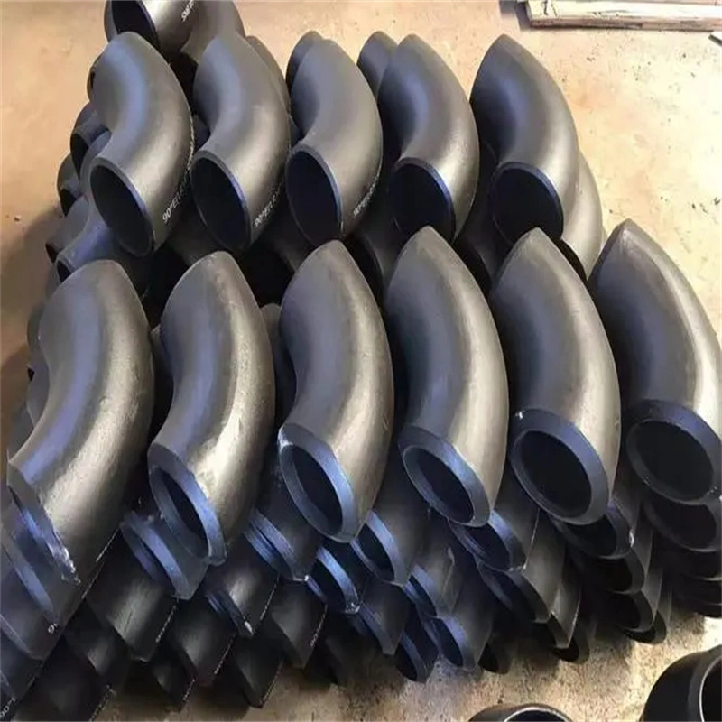 Custom ISO 3419 ISO 5251 DIN 261 Steel Pipe Elbow Pipe Fitting Butt Welded Carbon Steel Pipe Elbow Pipe Fittings Stainless 45 Degree Elbow Black Steel Pipe