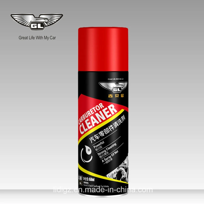 Factory Supply 450ml Aerosol Chemical Carburetor Cleaner Spray