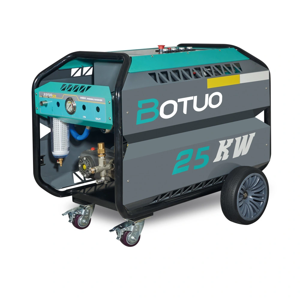 Moteur électrique industriel à eau froide Botuo FD 600 bar 28 l/min Machine de nettoyage