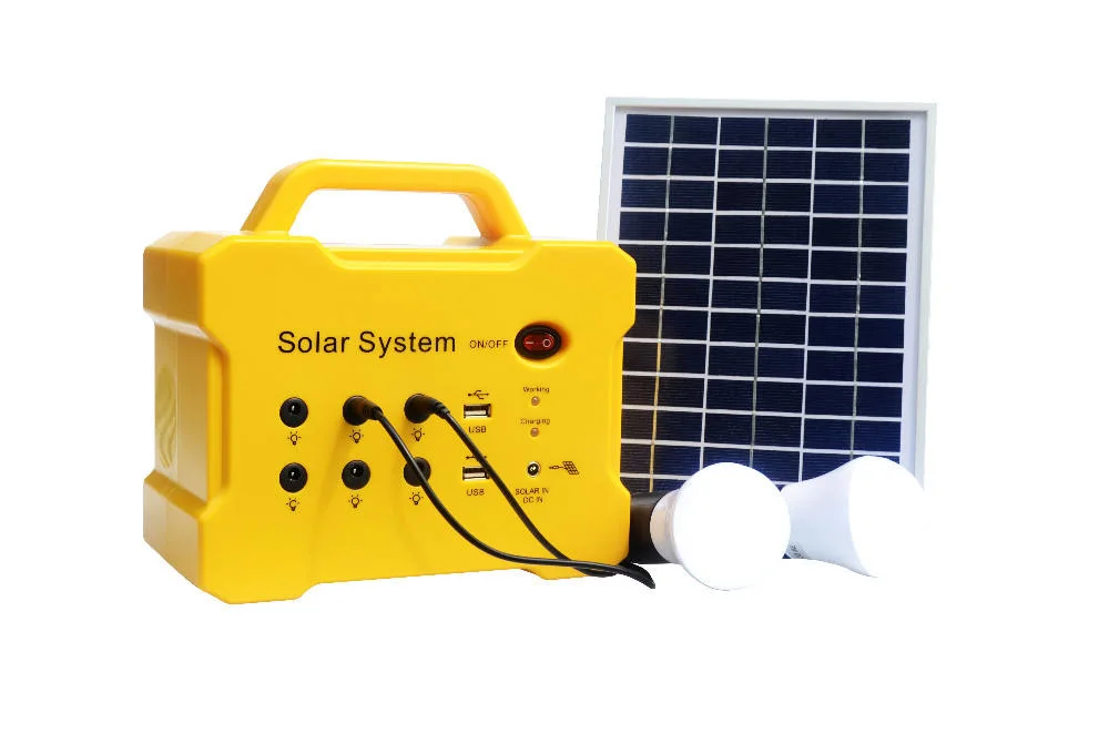 Fabricant Personnaliser le kit d'éclairage domestique Mini Solar avec fonction FM, MP3 et radio