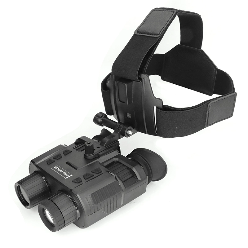 Nv8000 3D Nachtsichtferngläser für IR-Nacht mit Helm Vision Goggles HD Tragbare Hands Free Tactical Wiederaufladbar