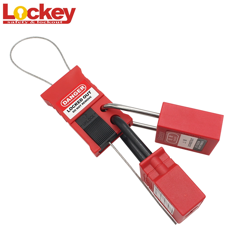 Plastic Nylon Mini Steel Cable Lockout