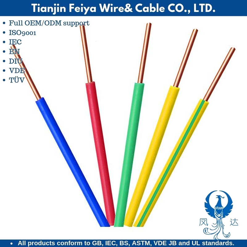 Nyy H07Z-R de Media Tensión baja/CEP/PVC Conductor de cobre recubierto de LSZH cable trenzado de cobre sólido de multi-core desnudo Cable eléctrico flexible BV de alambre y cable