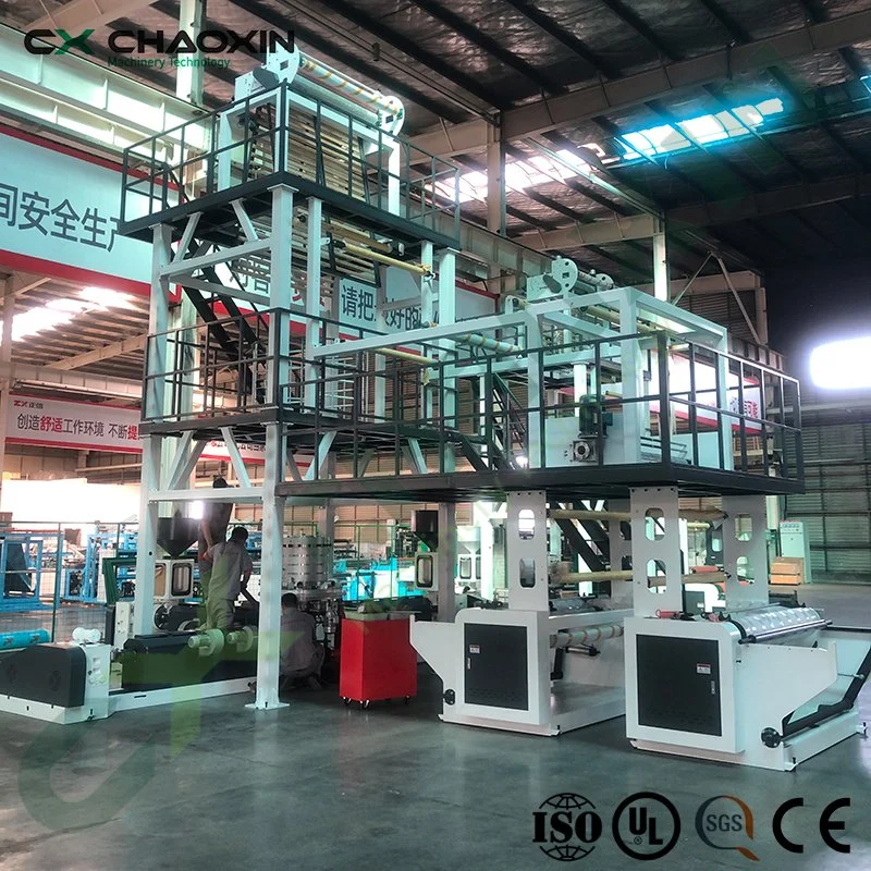 Price ABC 3 Layer HDPE LDPE LLDPE Plastic Agricultural Blown Film Blowing Blown Line Making Polyethylene Biodegradable Greenhouse Extruder Co Extrusion Machine