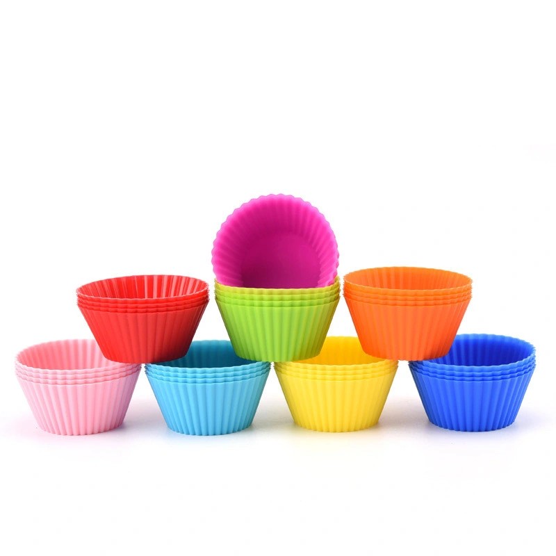 Low MOQ Silicone Muffin Cupcake Liners Baking Cups/Cup Cake Molds Cake Cases