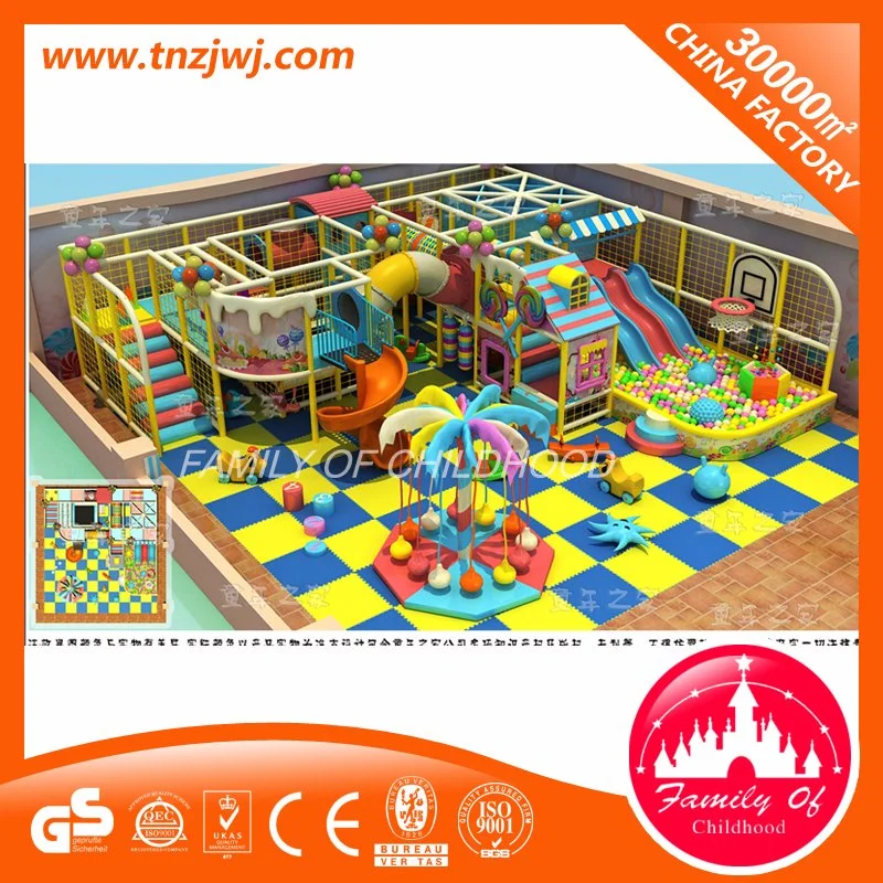 Rainbow Theme Indoor Kids Playground Labyrinth for Amusement Park