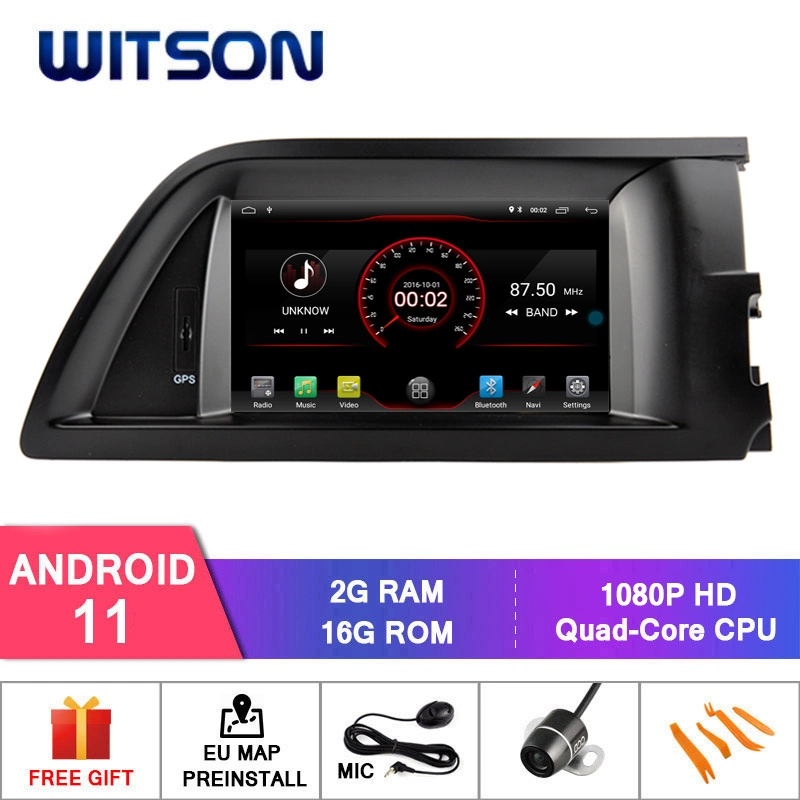 Processeurs quatre coeurs Witson Android 11 Voiture Lecteur DVD pour Citroën C5 véhicule multimédia vidéo 2G RAM 16 Go de mémoire ROM