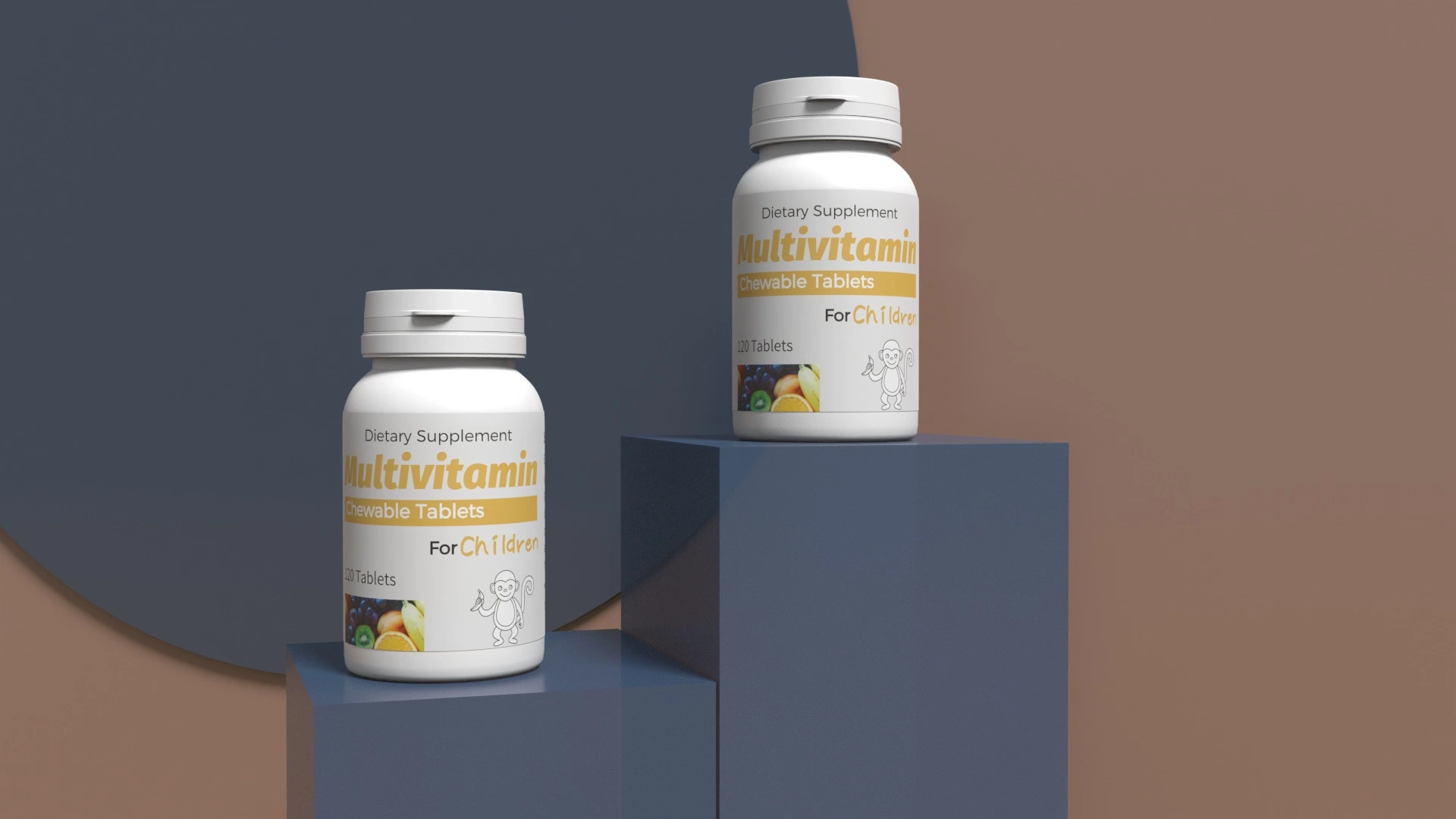 Healthcare Supplement Multivitamin Kautabletten für Kinder Western Chemical Drugs