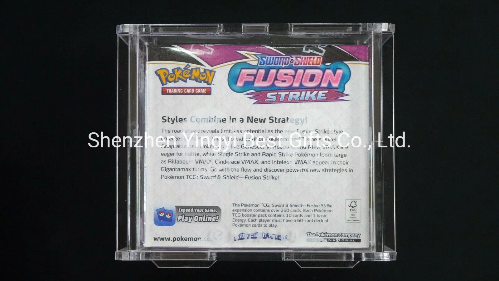 OEM New Pokemon Acrylic Case Magnetic Lid