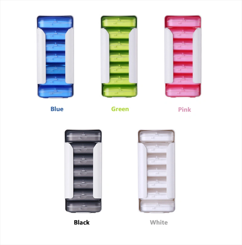 Plastic Weekly Pill Storage Box 28 Compartment for Home and Travel