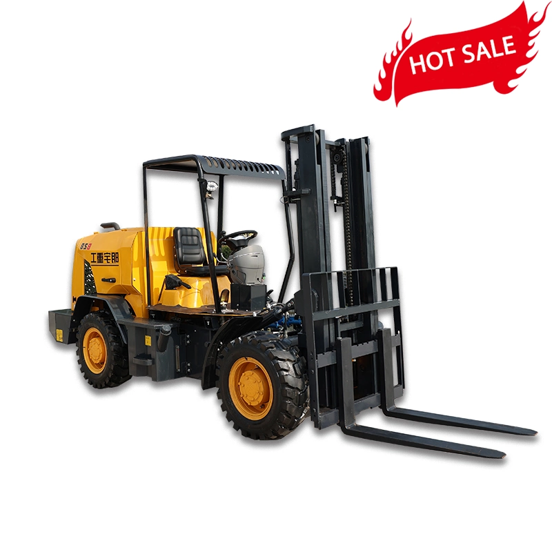 Good Price 4 Wheel Drive Rough Terrain off Road Hangcha 3-5 Ton Diesel Forklift