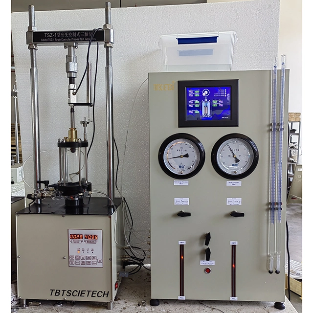 Soil Testing Apparatus Triaxial Test Instrument with Touch Screen