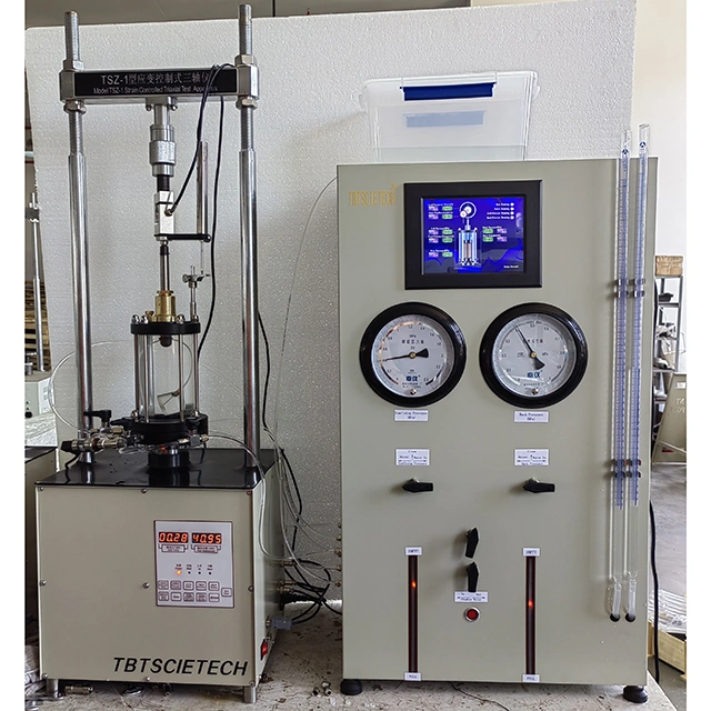 Triaxial-Testgerät für Bodenprüfgeräte mit Touchscreen