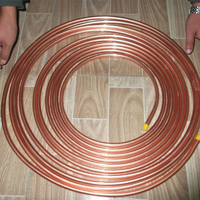ASTM B280 Copper Pancake Coil Tube Pipe Connector Refrigeration