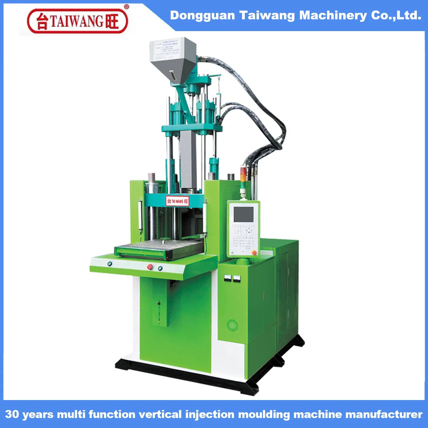 35ton Single Slide Vertical Injection Molding Machine for Plastic Medical Needle Molding Production