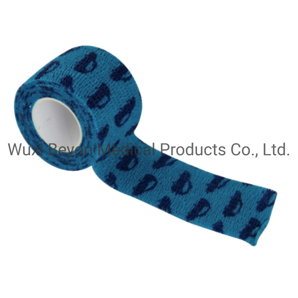 Cohesive Wrap Equine Pet Flexible Printed Self-Adhesive Tape