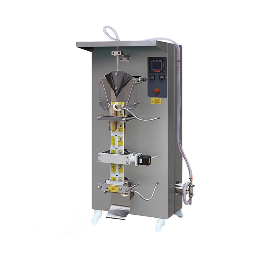 Máquina de Embalagem Automática de Sachê para Enchimento, Vedação e Empacotamento de Água, Leite, Vinagre em Sacos de 200-300-500-800-1000ml.