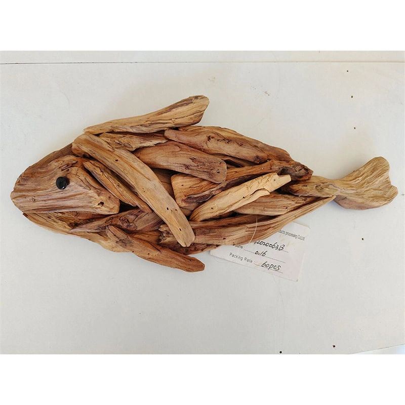السمك الدائم السمك الخشب اليدوي الصنع ديكور المنزل الفنون الخشبية والحرف