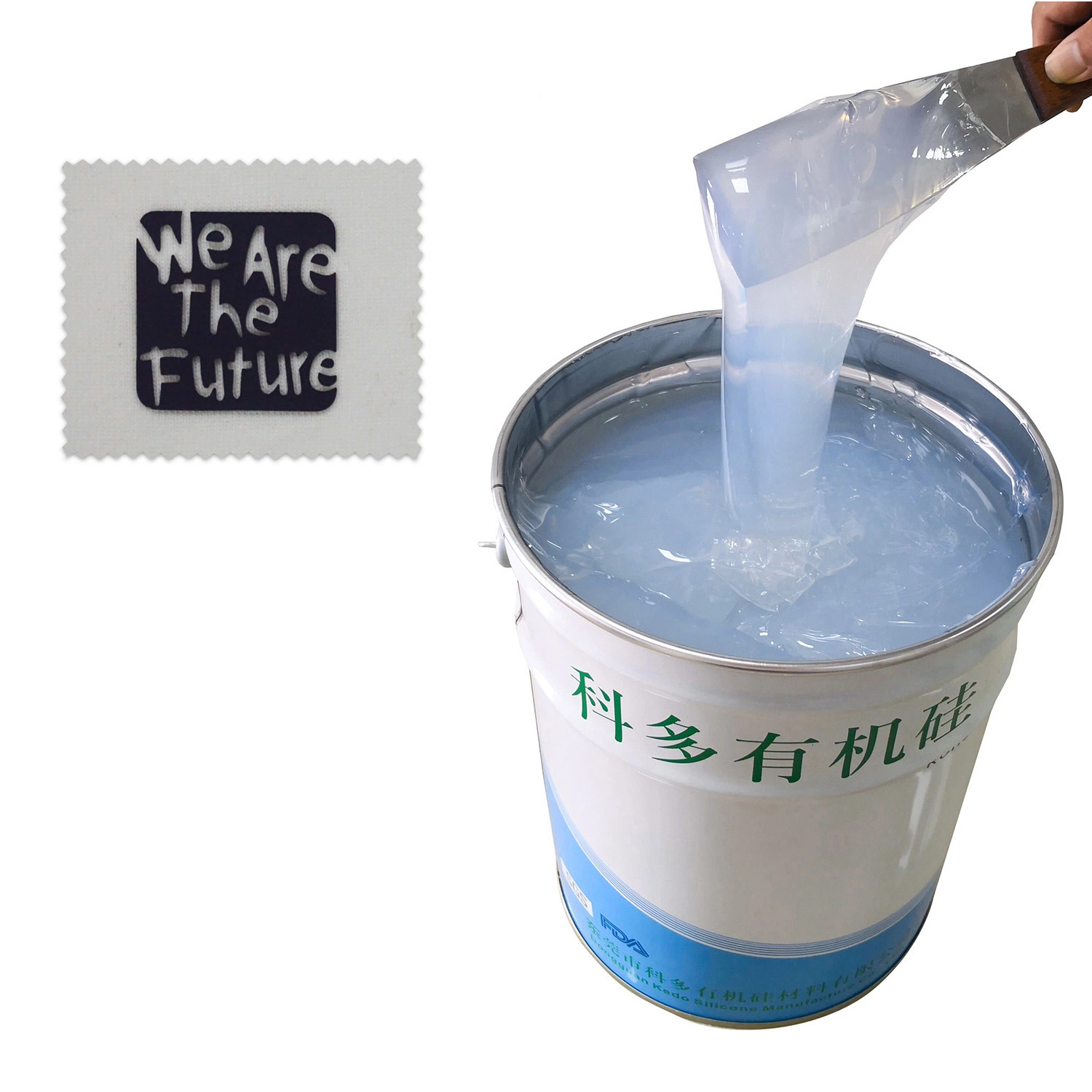 Screen Printing Liquid Silicone Rubber Material for Textile Coating Printing, High Efficiency