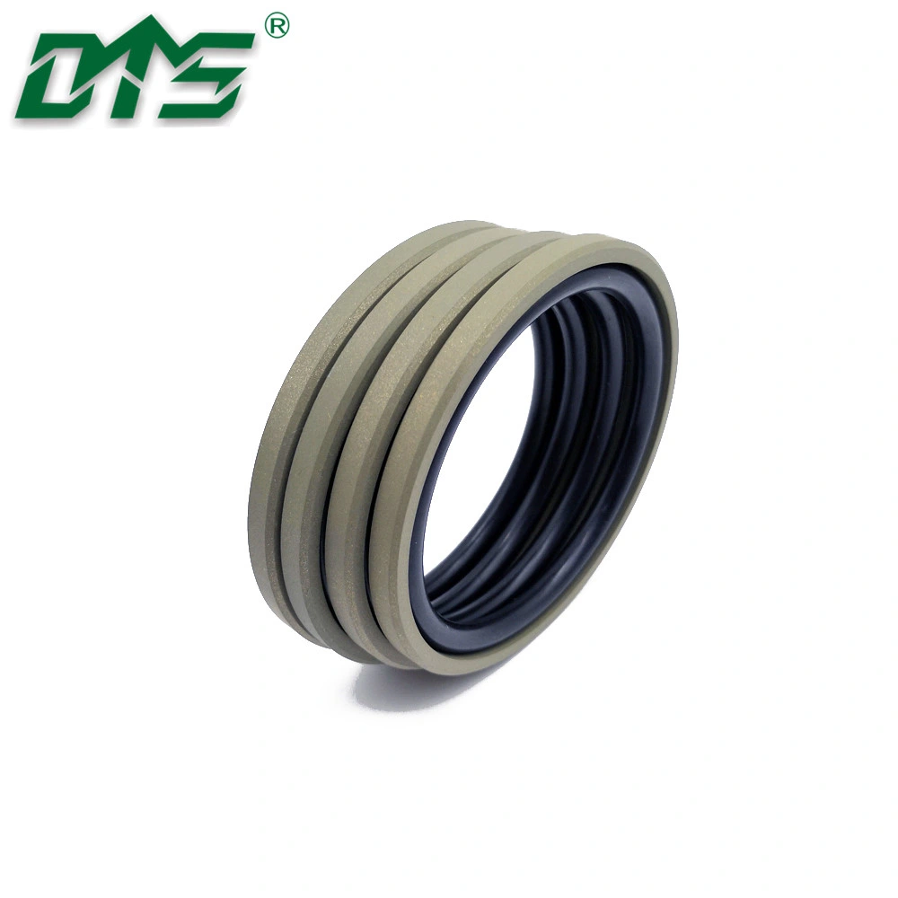 Hydraulic Cylinder Oil Green Brown PTFE Bronze NBR FKM Piston Rod Double Acting Seal Gsf Bsf Spgo T Glyd Ring