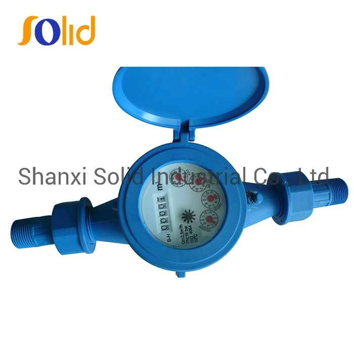 Plastic Nylon Water Meter Body Multi Jet Dry Dial Type Water Meter Price