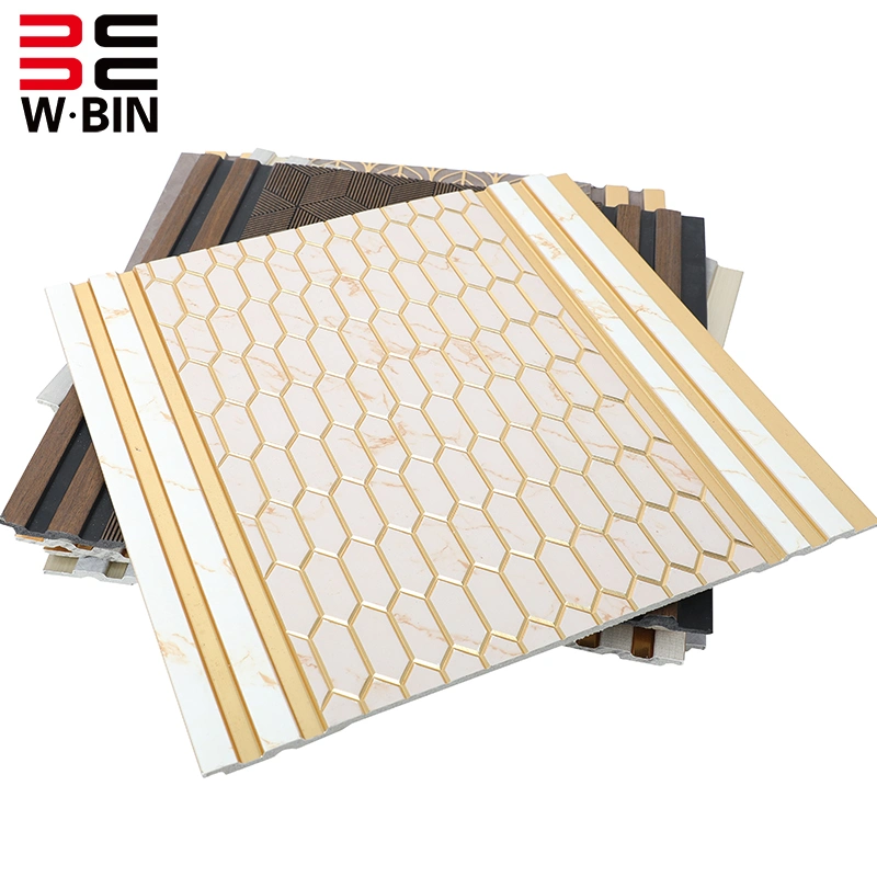 Wangbin 2023 30 Cm PS Wall Panel Wall Cladding Charcoal Louver