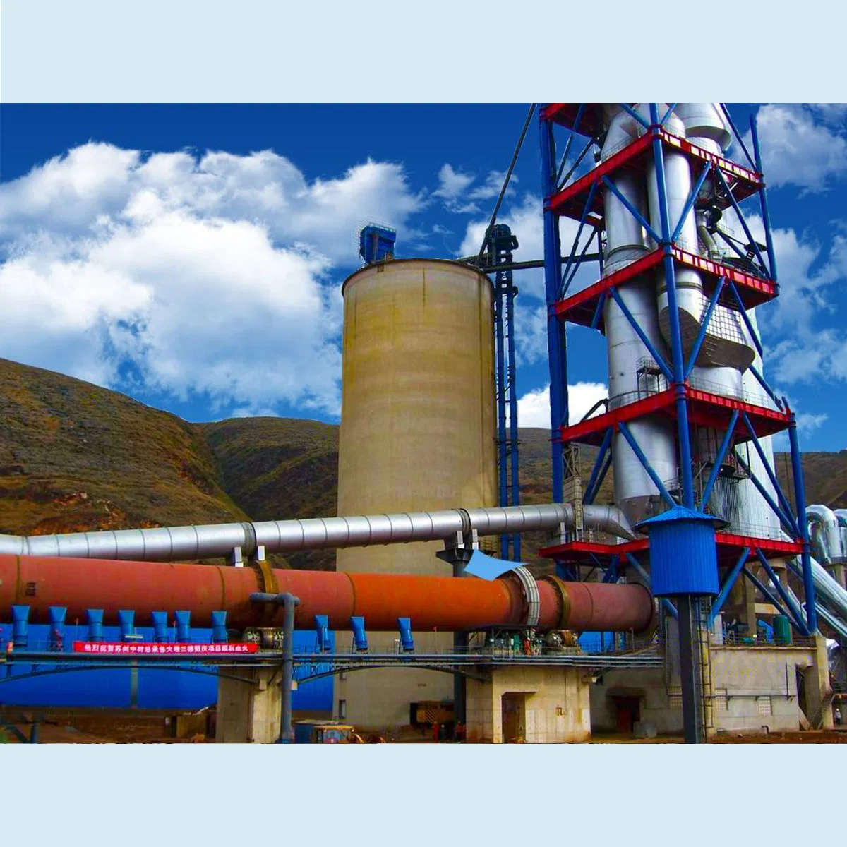 Limestone, Clay, Gypsum, Fly Ash, Slag Cement Production Line with Capacity 50 T/D-3000 T/D