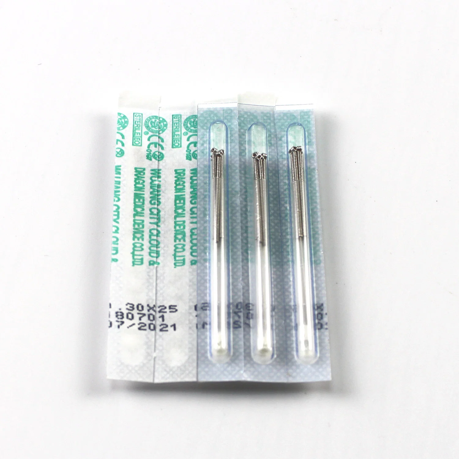 Disposable Steel Handle Sterile Acupuncture Needle 0.30X25mm CE05-11