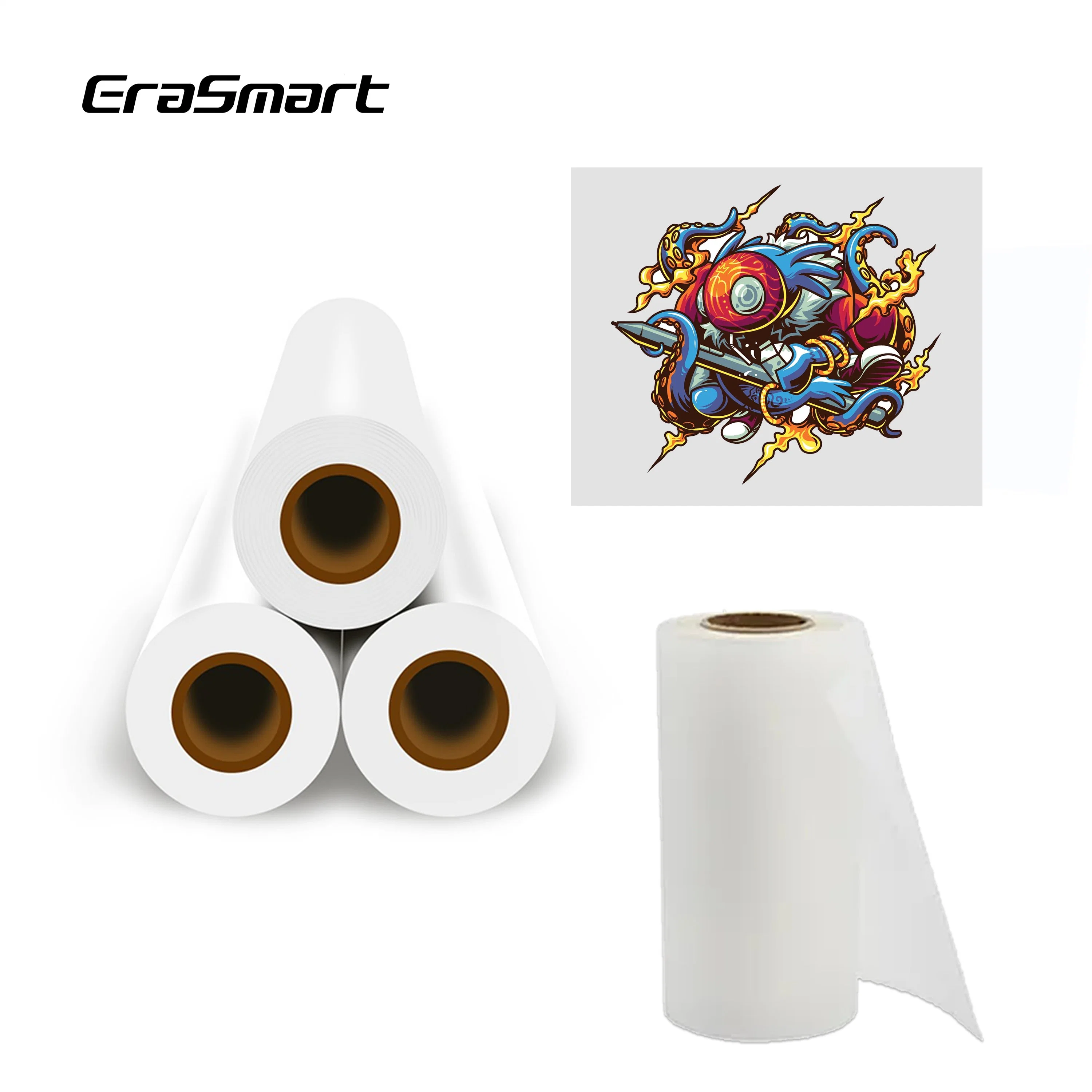 Erasmart Dtf Pet Film A3 A4 Heat Transfer Film Paper Dtf Printer Sheets Single Double Sided Printing A3 A4 Dtf Film