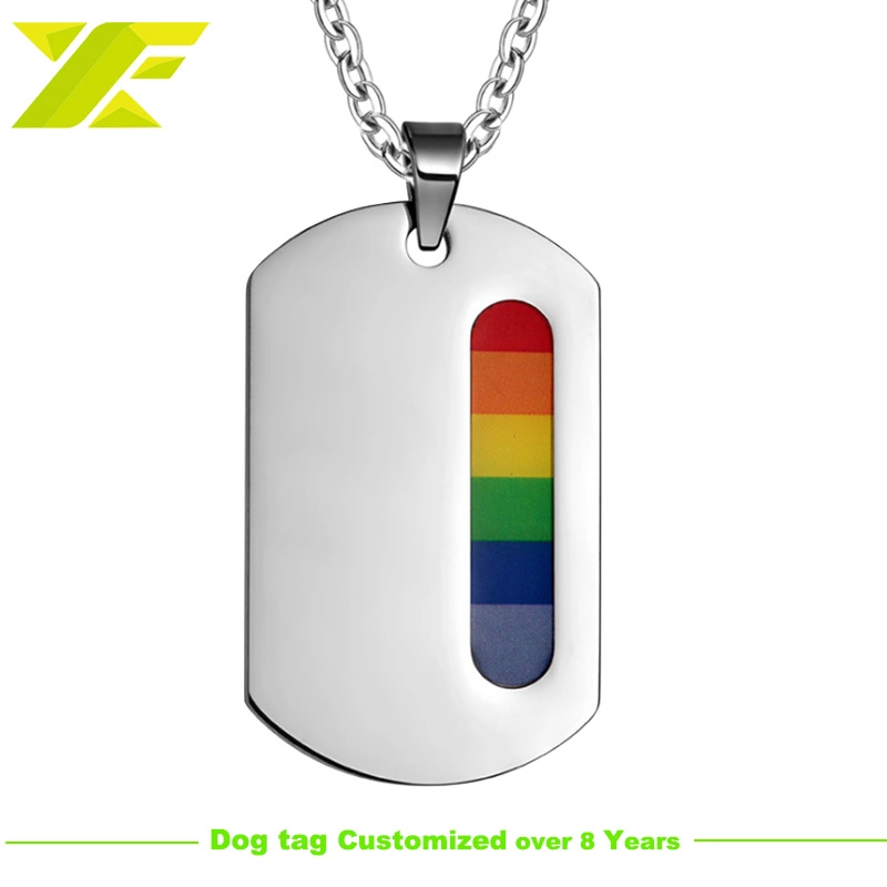 Professional Custom Old Military Metal Dog Tag Engraved Name Pet ID Tag (DT18-C)